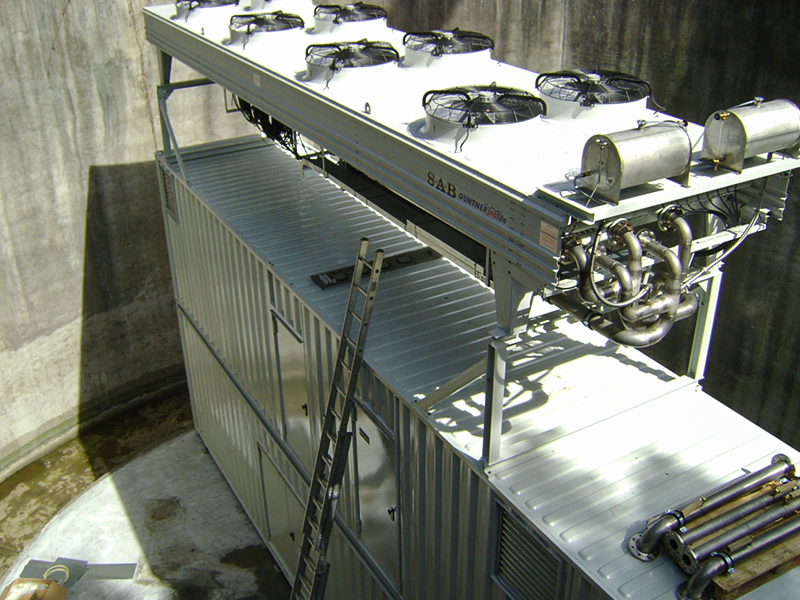 2250 kVA doublecontainer unit in Switzerland